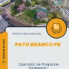 Apostila Operador de Máquinas Categoria I Prefeitura de Pato Branco PR 2024
