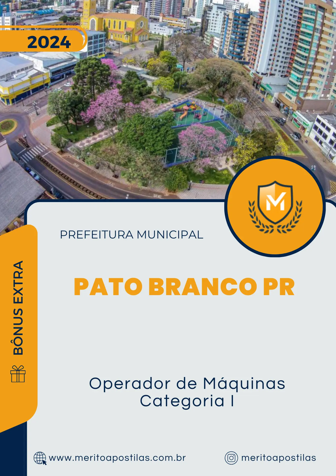 Apostila Operador de Máquinas Categoria I Prefeitura de Pato Branco PR 2024