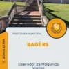 Apostila Operador de Máquinas Viárias Prefeitura de Bagé RS 2024