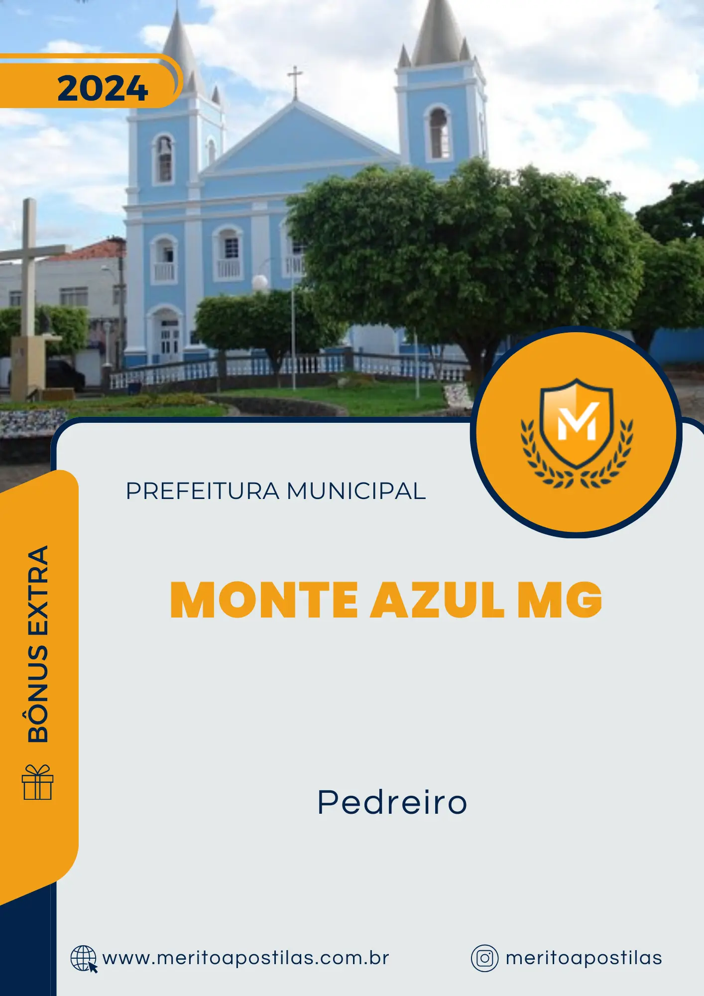 Apostila Pedreiro Prefeitura de Monte Azul MG 2024