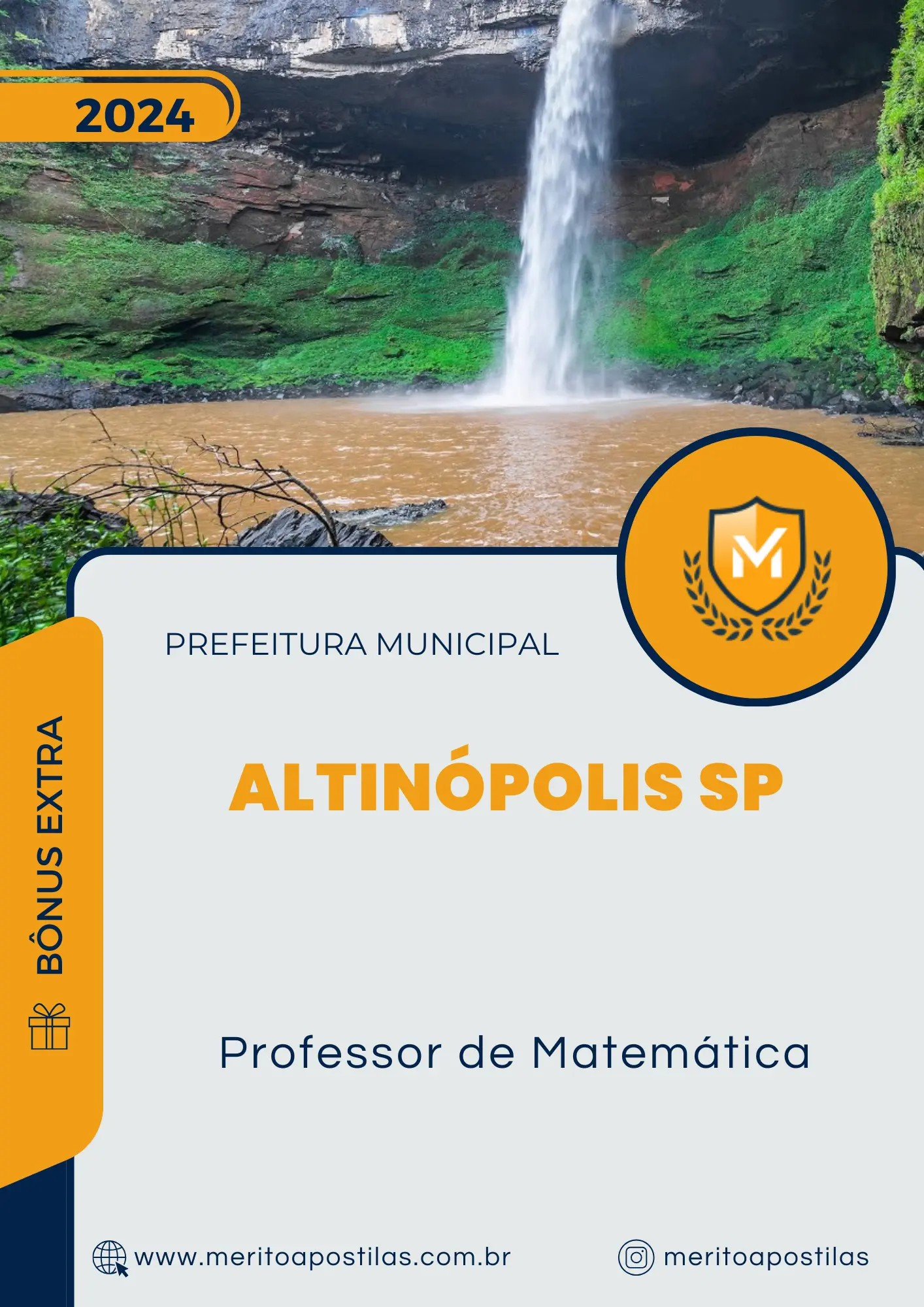 Apostila Professor de Matemática Prefeitura de Altinópolis SP 2024