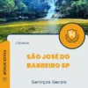 Apostila Serviços Gerais Câmara de São José do Barreiro SP 2024