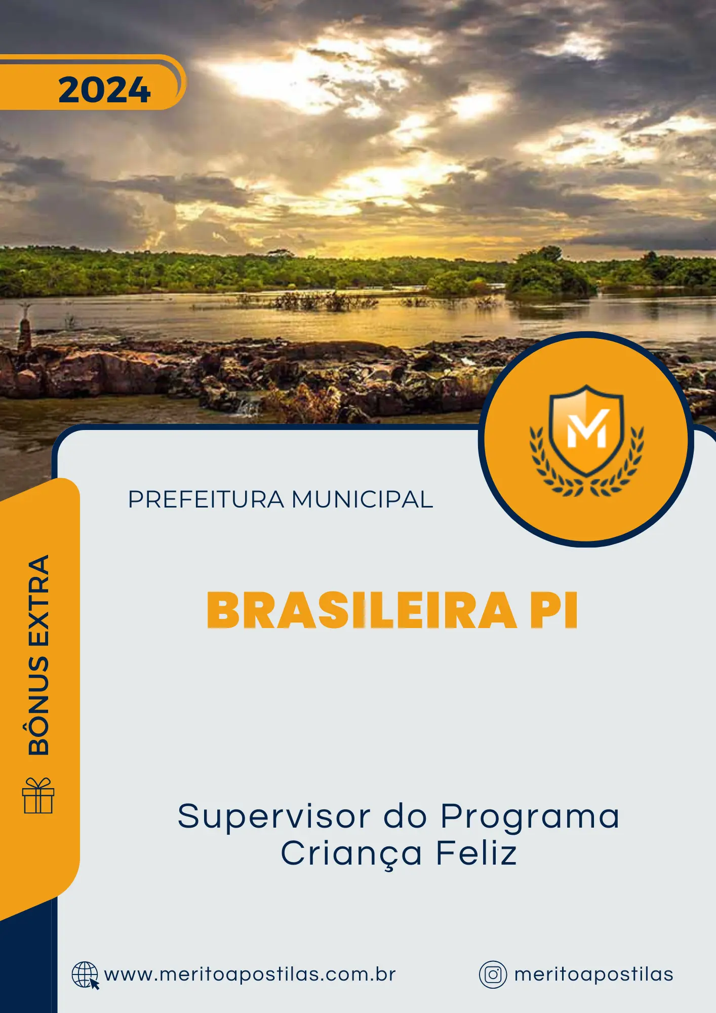 Apostila Supervisor do Programa Criança Feliz Prefeitura de Brasileira PI 2024