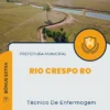 Apostila Técnico De Enfermagem Prefeitura de Rio Crespo RO 2024