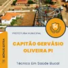 Apostila Técnico Em Saúde Bucal Prefeitura de Capitão Gervásio Oliveira PI 2024