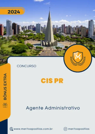 Apostila Agente Administrativo Concurso CIS PR 2024