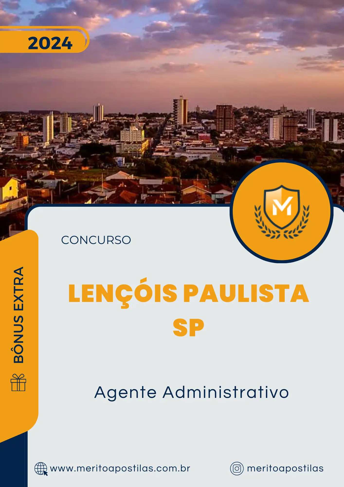 Apostila Agente Administrativo Concurso SAAE de Lençóis Paulista SP 2024