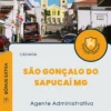 Apostila Agente Administrativo Câmara de São Gonçalo do Sapucaí MG 2024