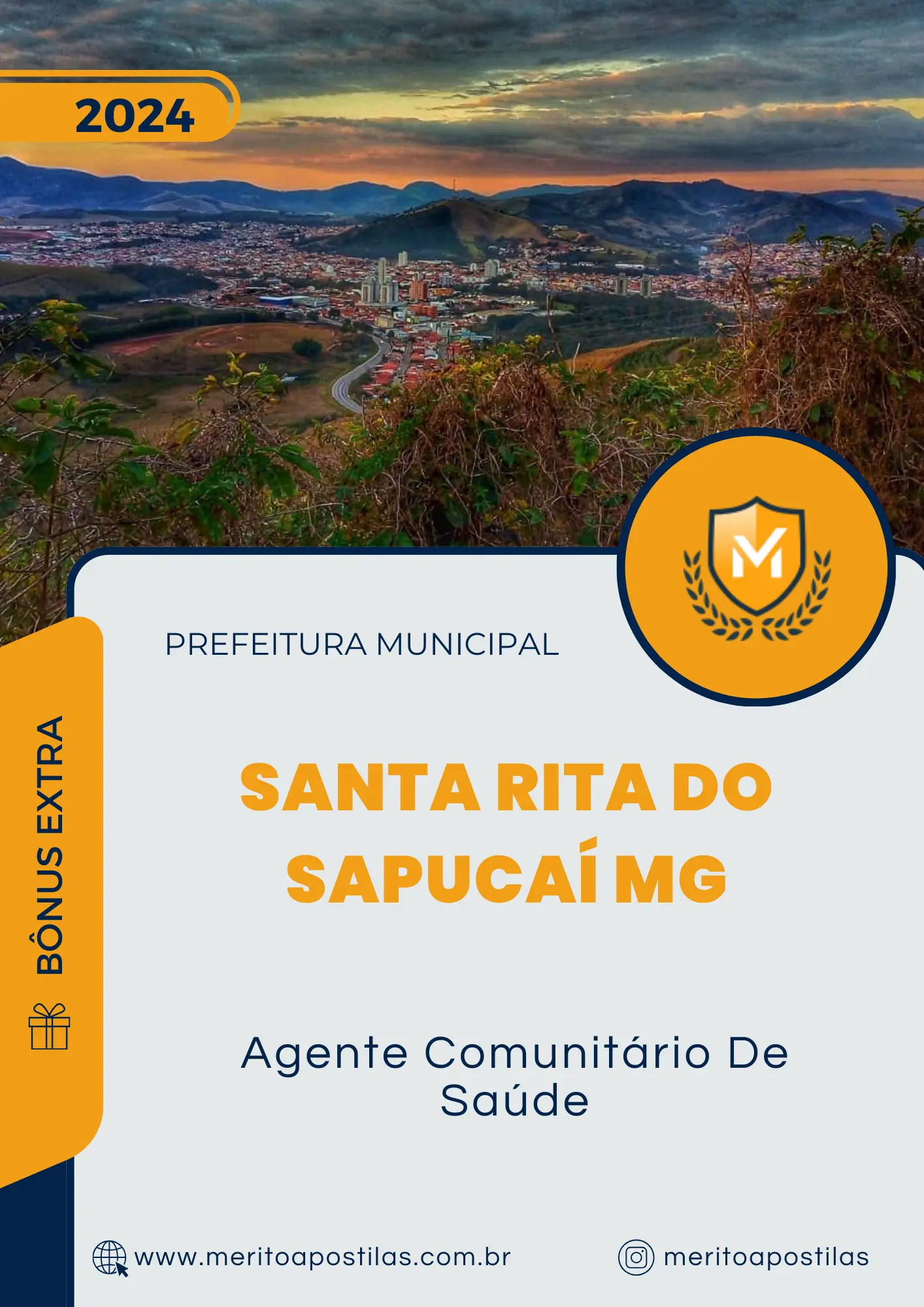 Apostila Agente Comunitário De Saúde Prefeitura de Santa Rita do Sapucaí MG 2024
