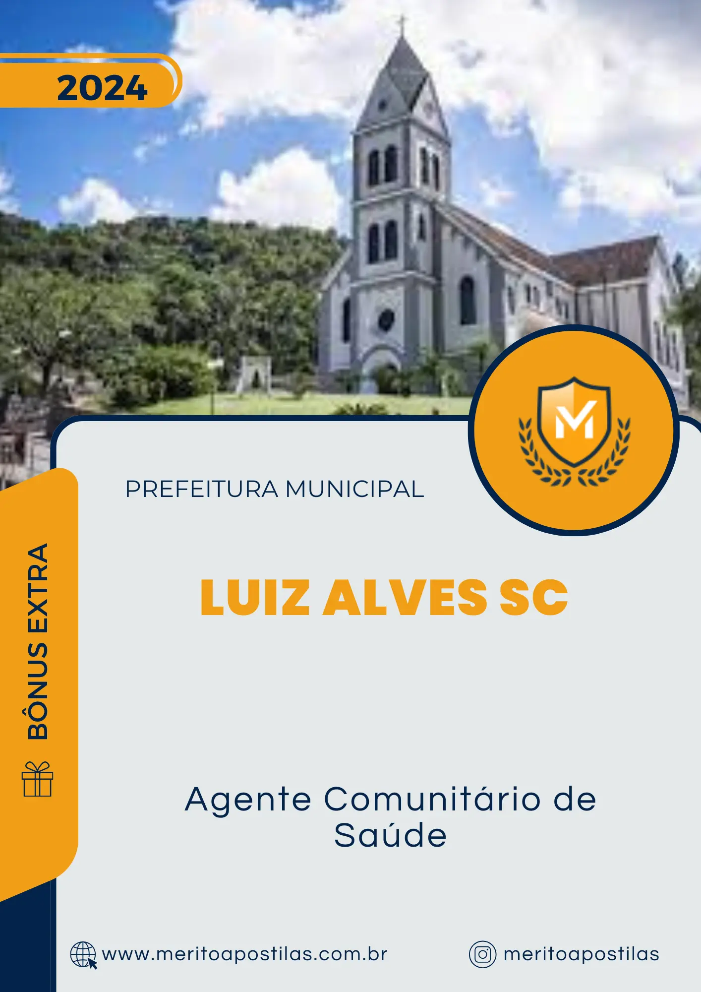 Apostila Agente Comunitário de Saúde Prefeitura de Luiz Alves SC 2024