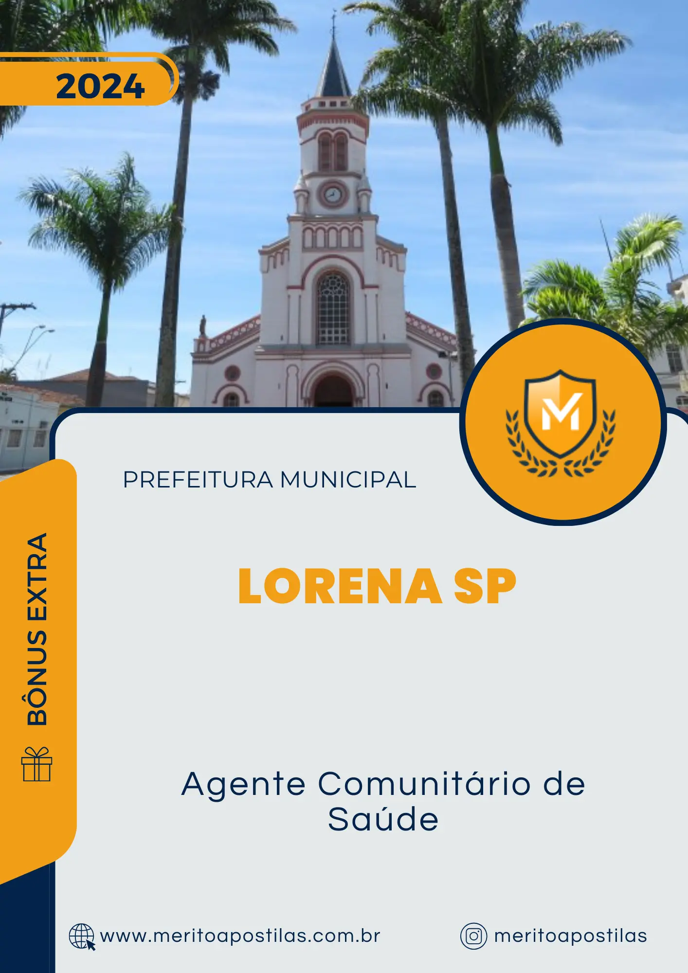 Apostila Agente Comunitário de Saúde Prefeitura de Lorena SP 2024