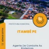 Apostila Agente De Combate Às Endemias Prefeitura de Itambé PE 2024