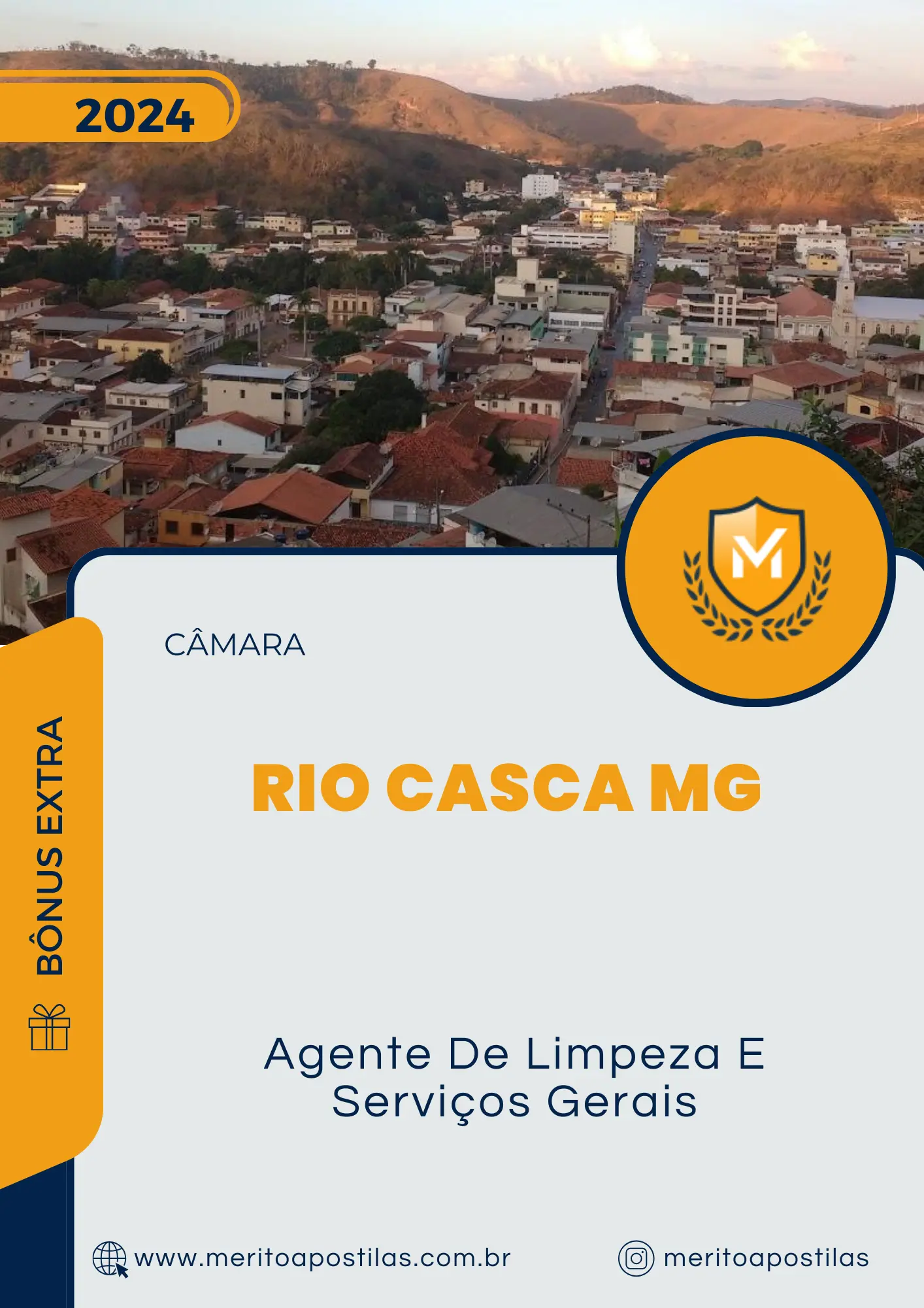 Apostila Agente De Limpeza E Serviços Gerais Câmara de Rio Casca MG 2024