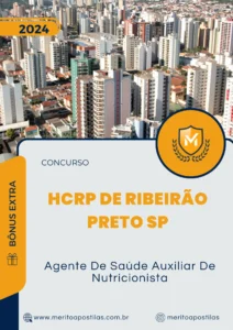 Apostila Agente De Saúde Auxiliar De Nutricionista HCRP de Ribeirão Preto SP 2024