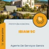 Apostila Agente De Serviços Gerais Prefeitura de Ibiam SC 2024