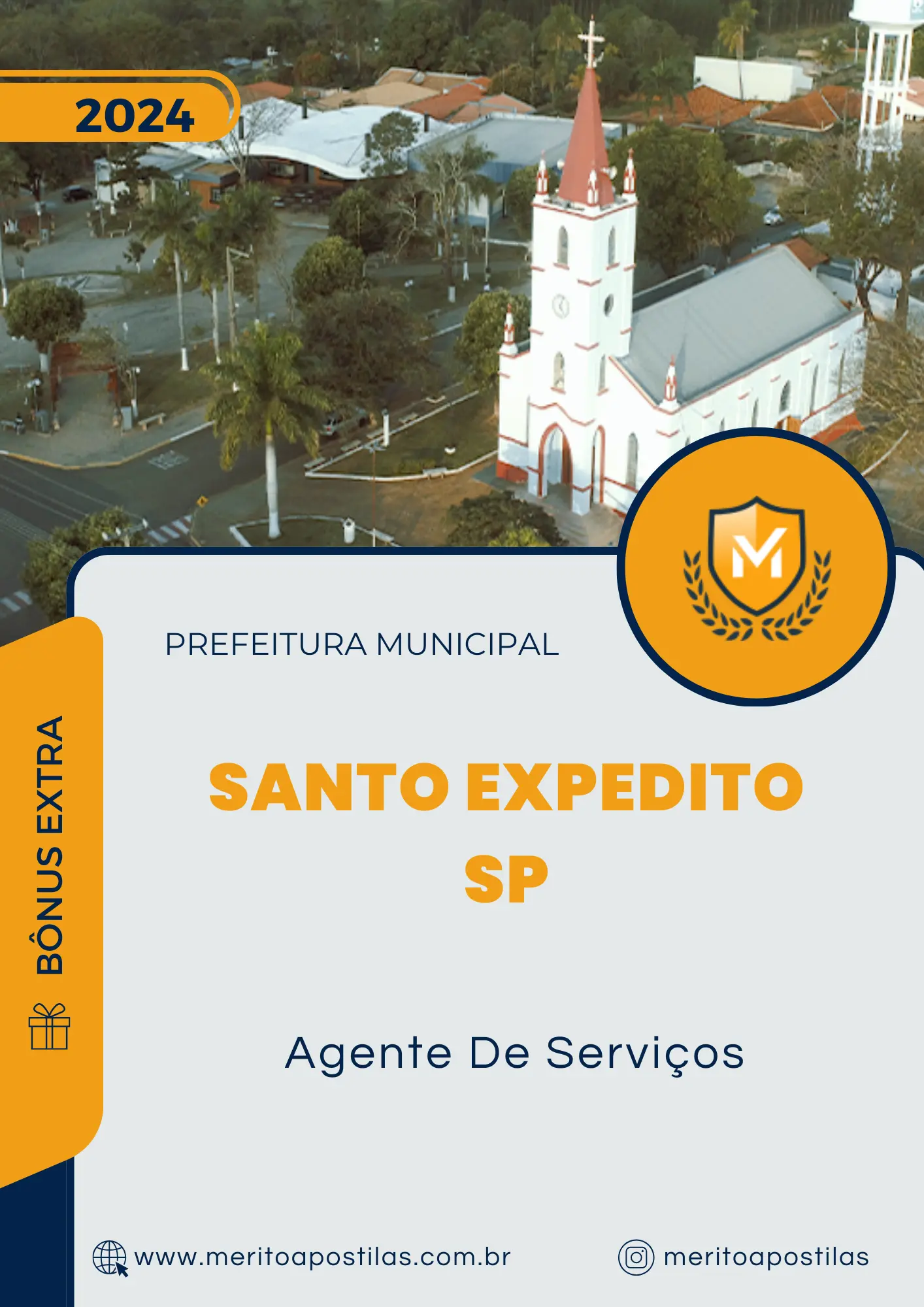 Apostila Agente De Serviços Prefeitura de Santo Expedito SP 2024