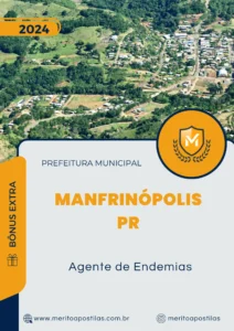 Apostila Agente de Endemias Prefeitura Manfrinópolis PR 2024