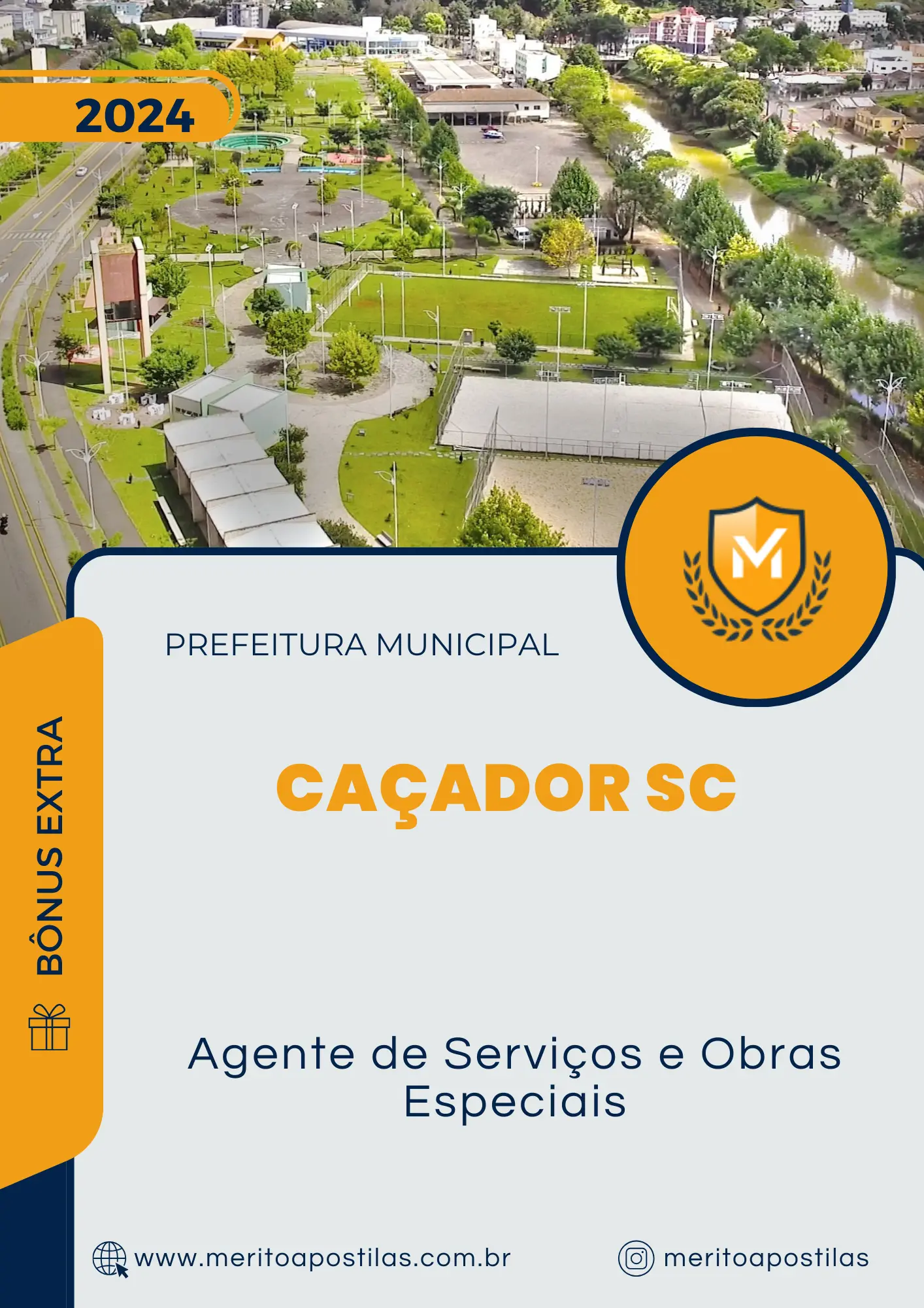 Apostila Agente de Serviços e Obras Especiais Prefeitura Caçador SC 2024