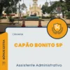 Apostila Assistente Administrativo Câmara de Capão Bonito SP 2024