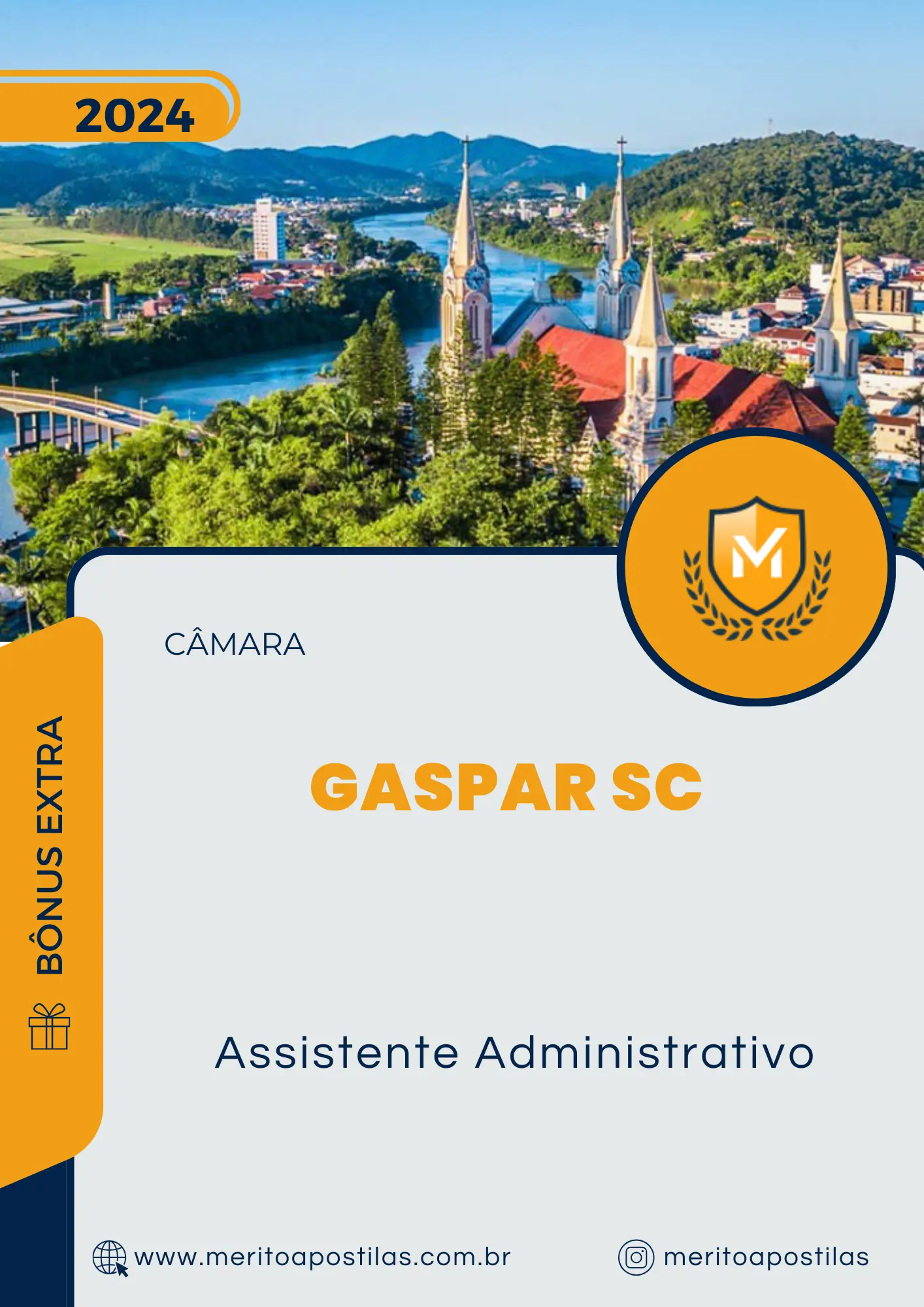 Apostila Assistente Administrativo Câmara de Gaspar SC 2024