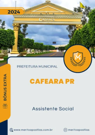 Apostila Assistente Social Prefeitura de Cafeara PR 2024