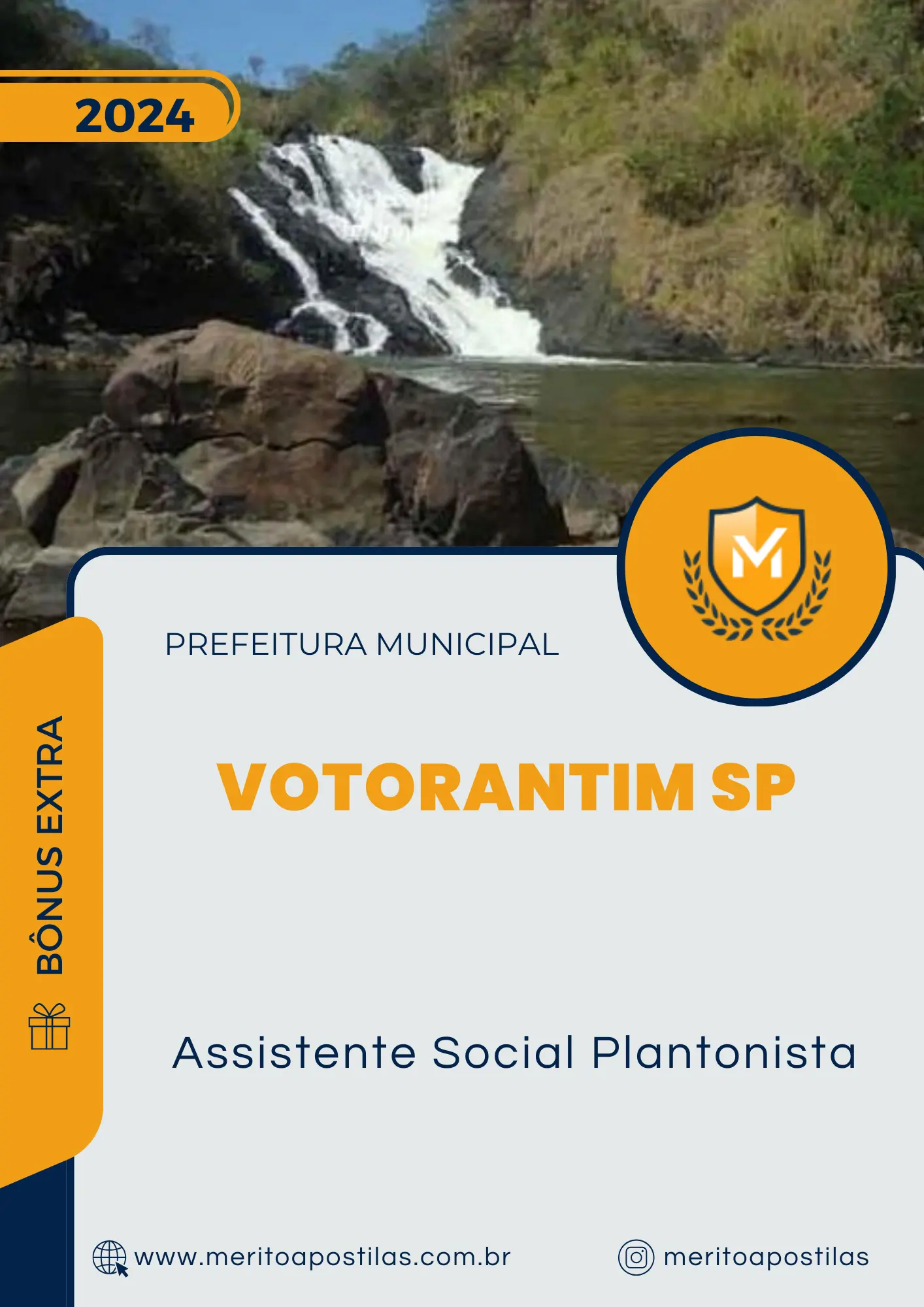 Apostila Assistente Social Plantonista Prefeitura de Votorantim SP 2024