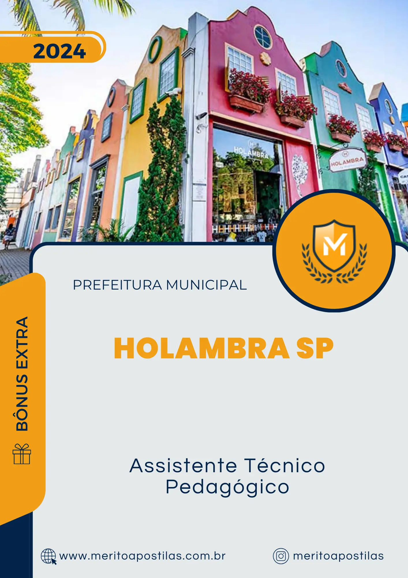 Apostila Assistente Técnico Pedagógico Prefeitura de Holambra SP 2024