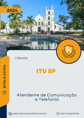 Apostila Atendente de Comunicação e Telefonia Câmara de Itu SP 2024