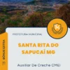 Apostila Auxiliar De Creche CMEI Prefeitura de Santa Rita do Sapucaí MG 2024