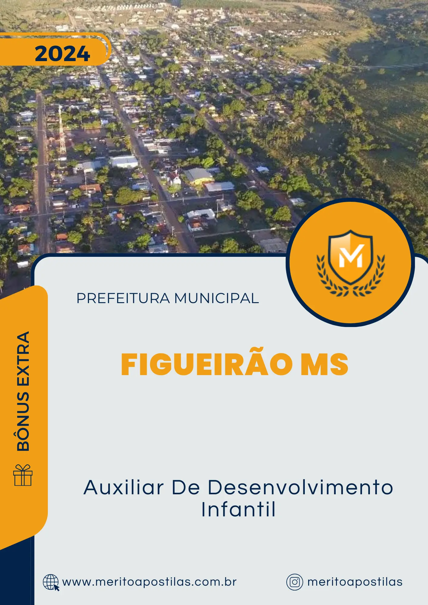 Apostila Auxiliar De Desenvolvimento Infantil Prefeitura de Figueirão MS 2024
