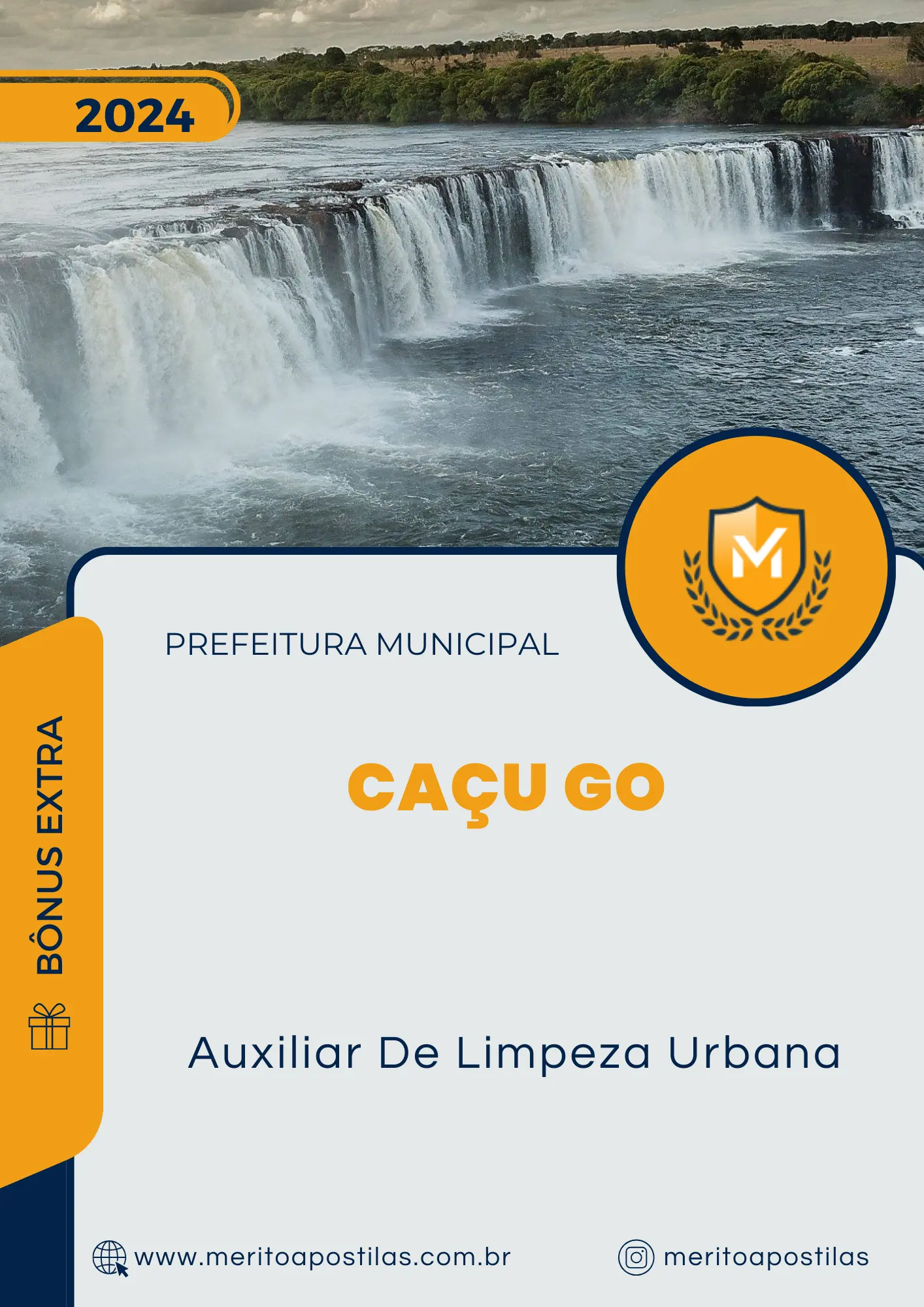 Apostila Auxiliar De Limpeza Urbana Prefeitura Caçu GO 2024