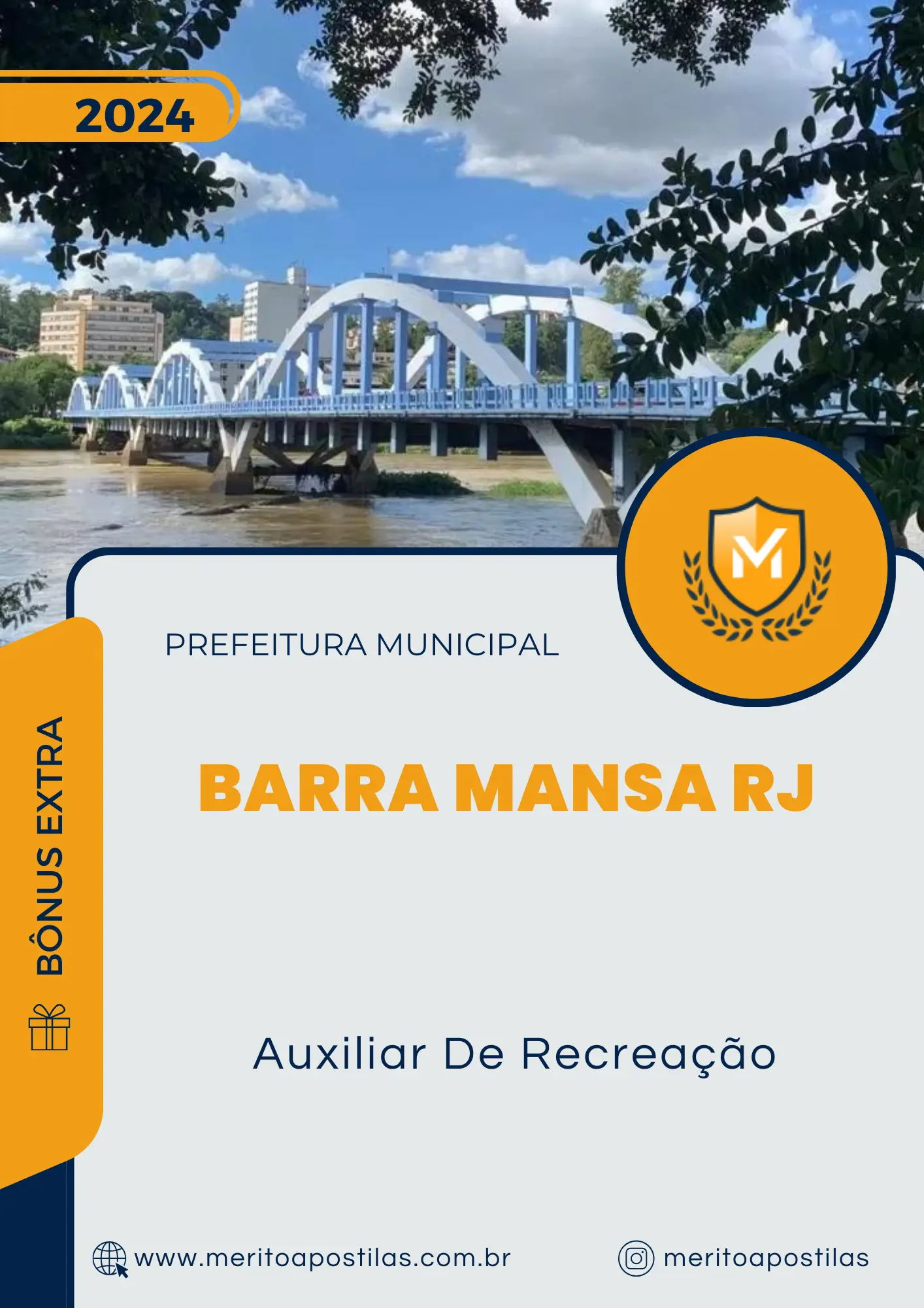 Apostila Auxiliar De Recreação Prefeitura de Barra Mansa RJ 2024