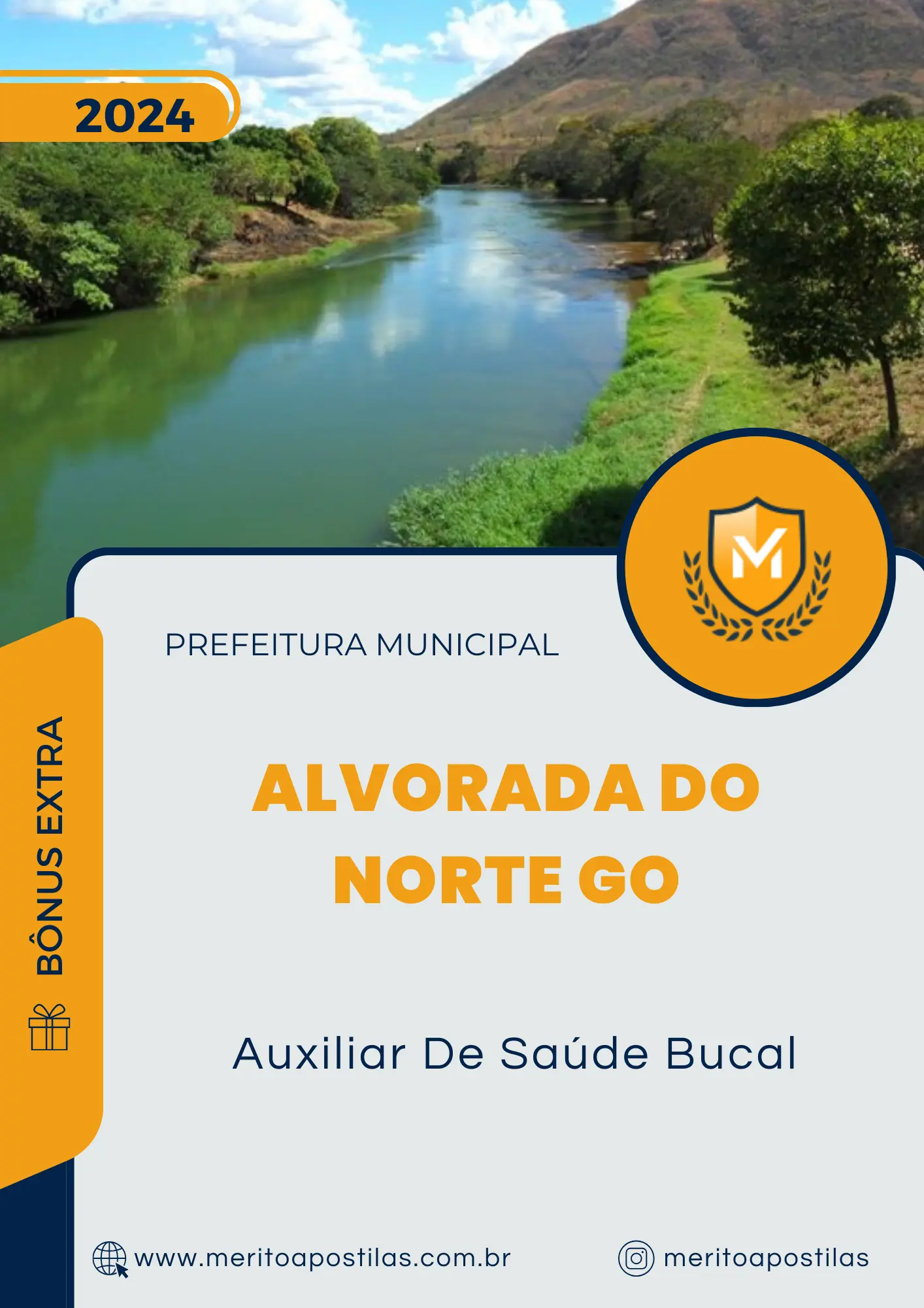 Apostila Auxiliar De Saúde Bucal Prefeitura Alvorada do Norte GO 2024