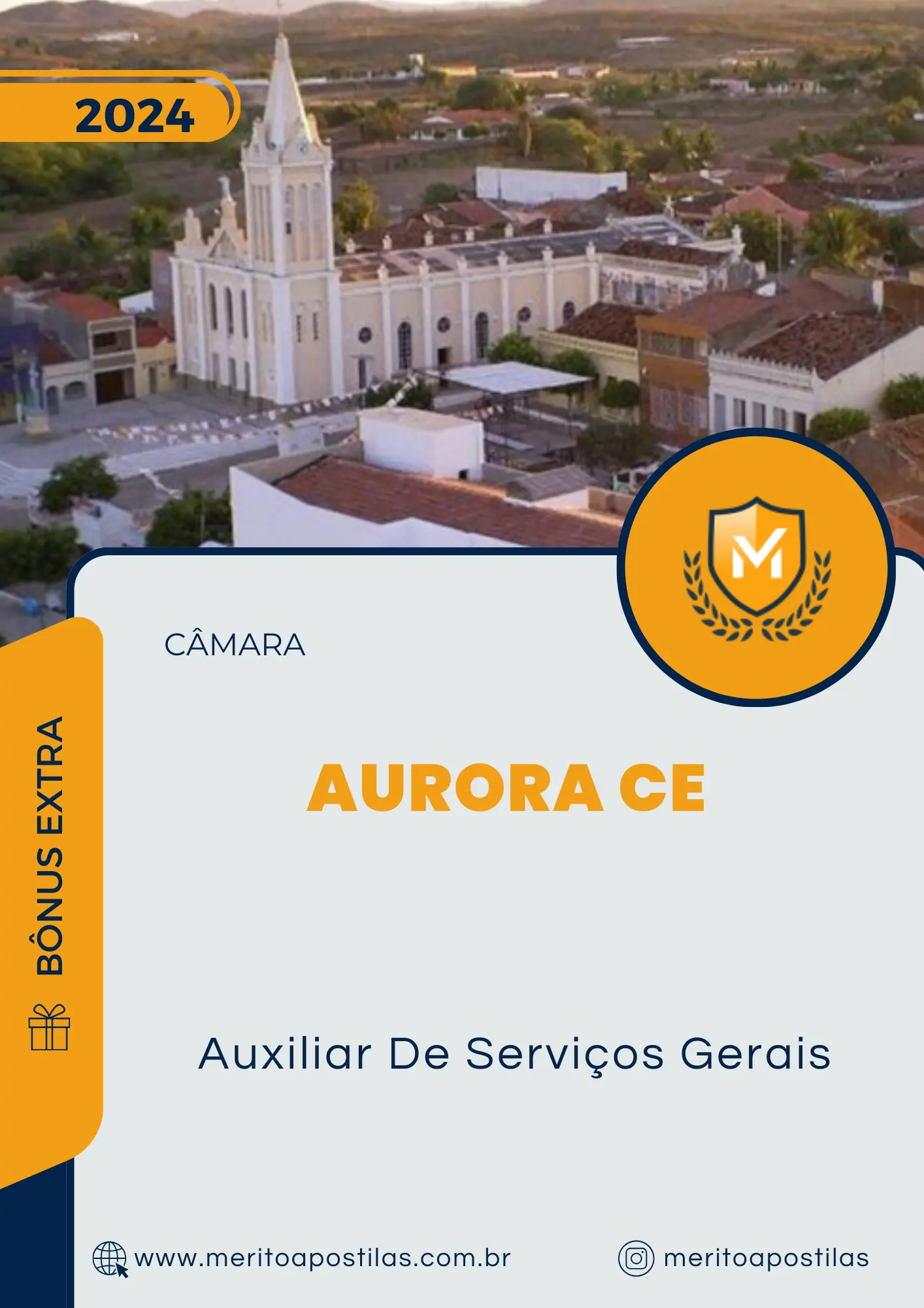 Apostila Auxiliar De Serviços Gerais Câmara de Aurora CE 2024