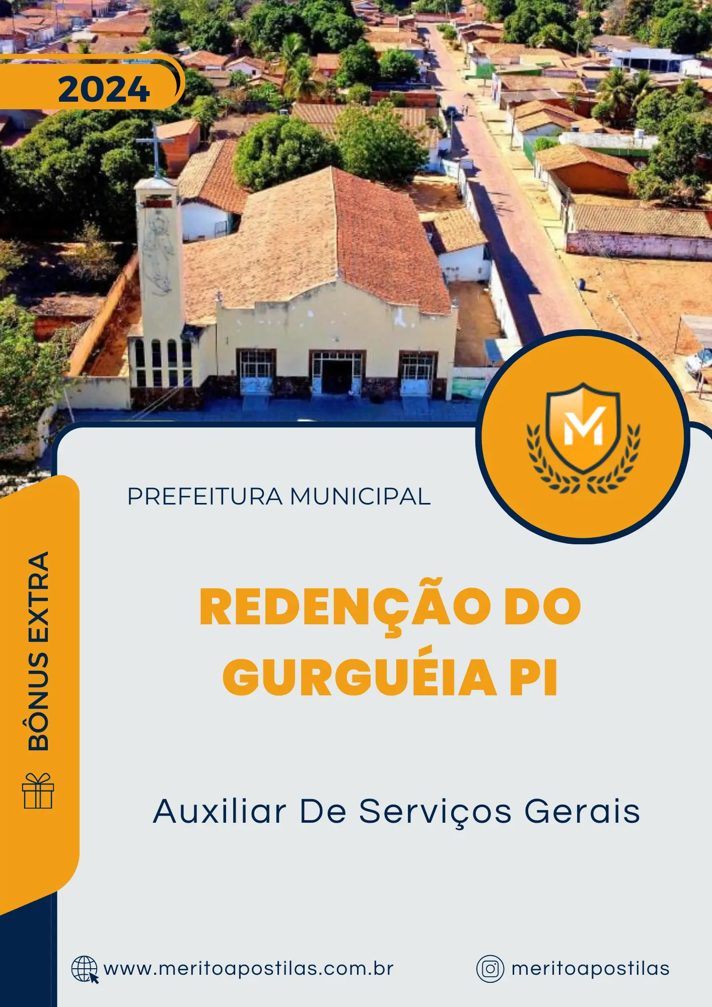 Apostila Auxiliar De Serviços Gerais Prefeitura de Redenção do Gurguéia PI 2024