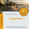 Apostila Auxiliar De Serviços Gerais Prefeitura de Varjota CE 2024