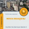 Apostila Auxiliar De Serviços Gerais II Prefeitura de Nova Iguaçu RJ 2024