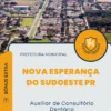 Apostila Auxiliar de Consultório Dentário Prefeitura de Nova Esperança do Sudoeste PR 2024
