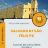 Apostila Auxiliar de Consultório Dentário Prefeitura Salgado de São Félix PB 2024