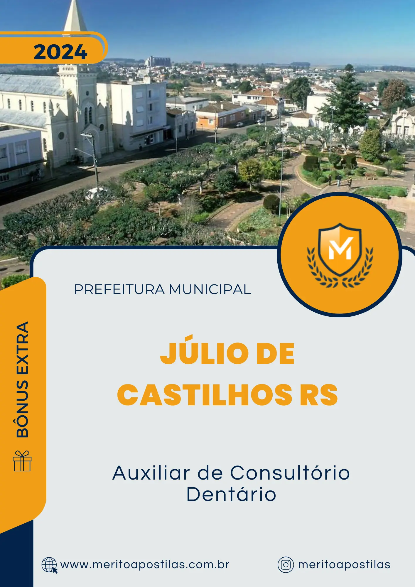 Apostila Auxiliar de Consultório Dentário Prefeitura de Júlio de Castilhos RS 2024
