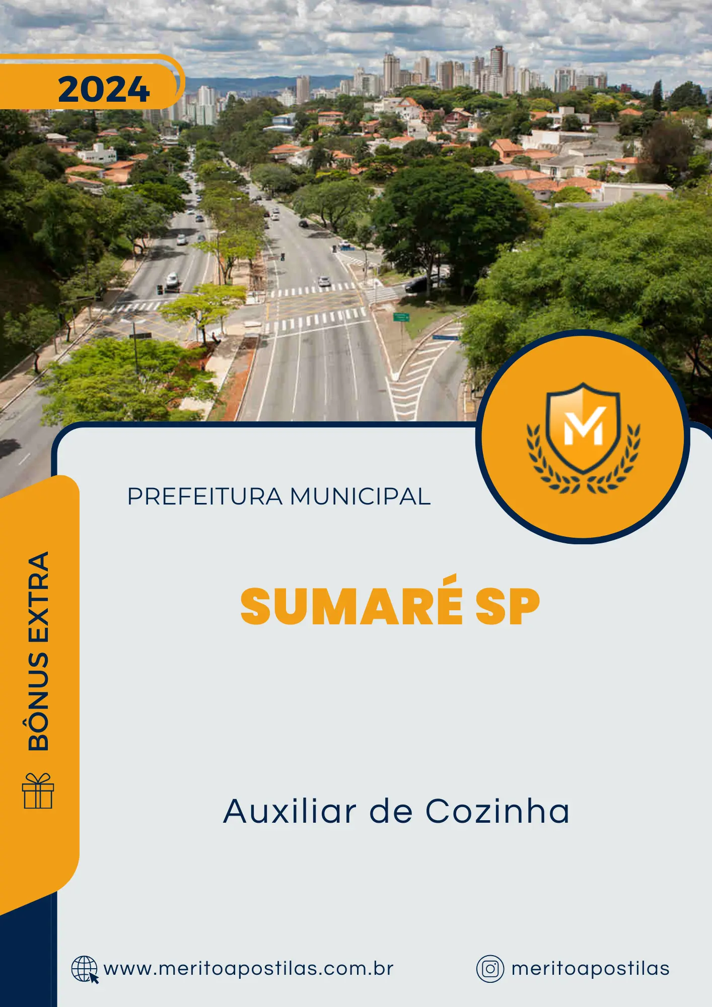 Apostila Auxiliar de Cozinha Prefeitura de Sumaré SP 2024