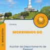 Apostila Auxiliar de Departamento de Pessoal Câmara de Morrinhos GO 2024