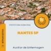 Apostila Auxiliar de Enfermagem Prefeitura de Nantes SP 2024