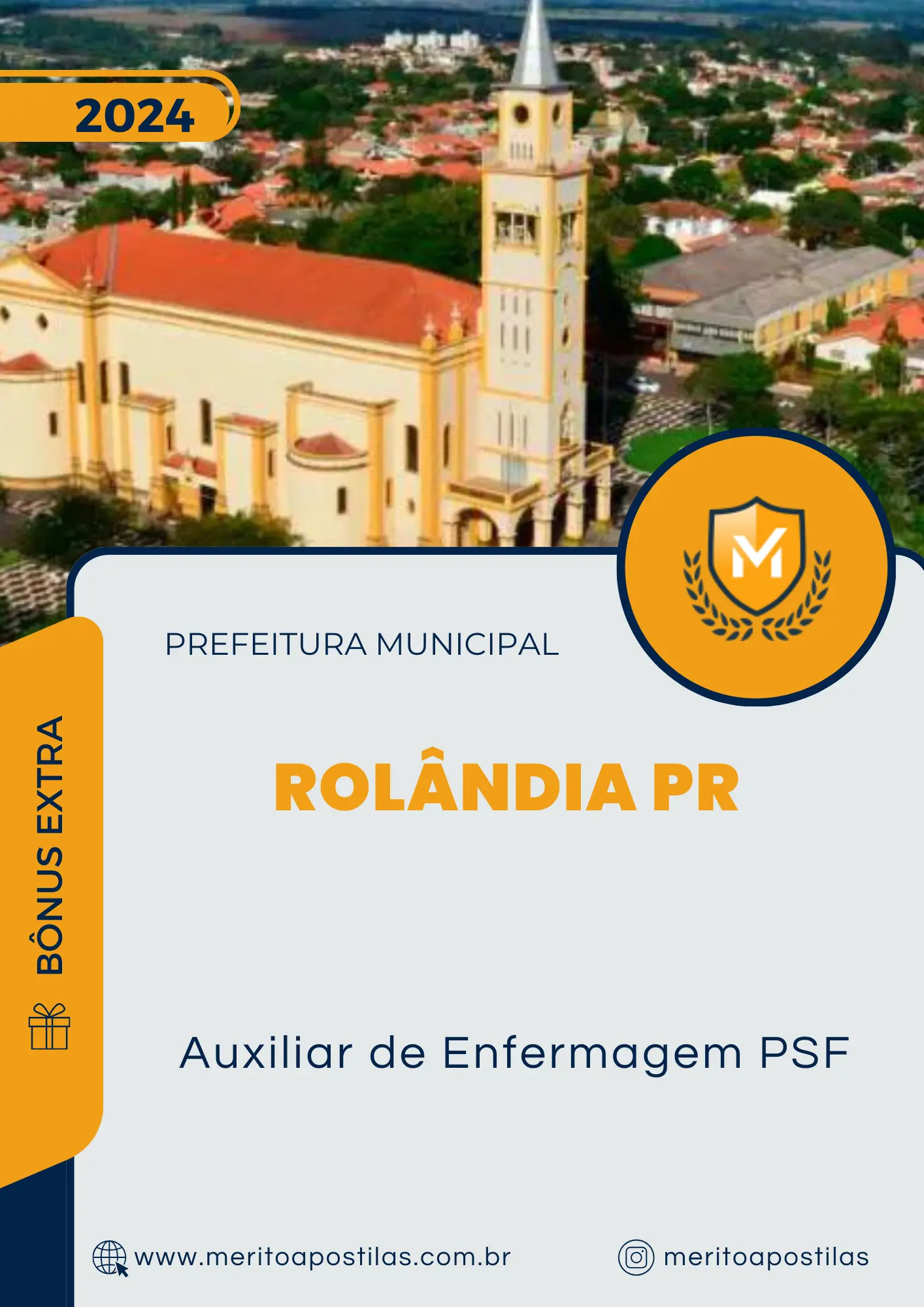 Apostila Auxiliar de Enfermagem PSF Prefeitura de Rolândia PR 2024