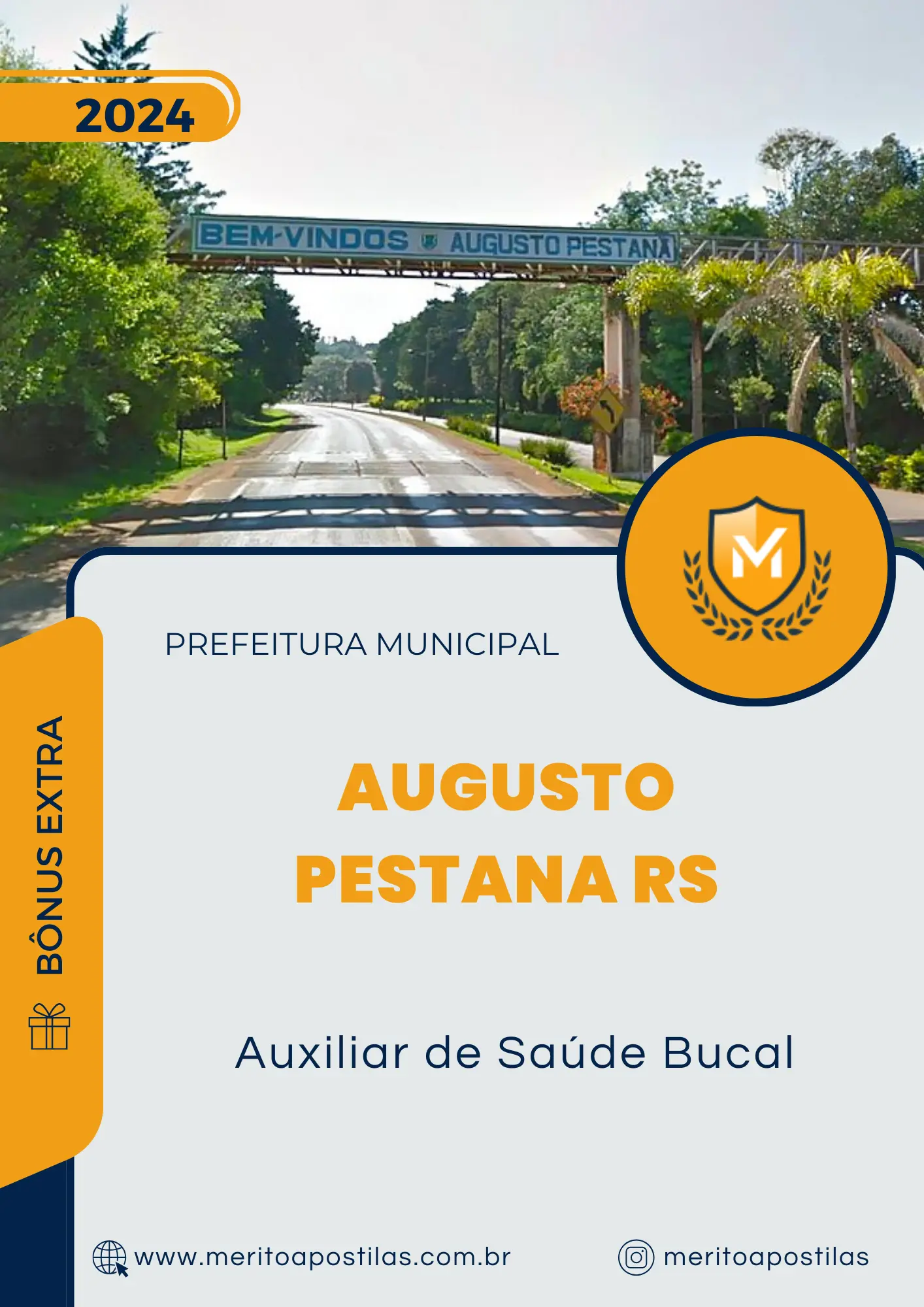 Apostila Auxiliar de Saúde Bucal Prefeitura Augusto Pestana RS 2024