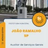 Apostila Auxiliar de Serviços Gerais Prefeitura de João Ramalho SP 2024