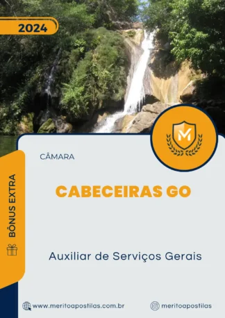 Apostila Auxiliar de Serviços Gerais Câmara Cabeceiras GO 2024