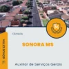 Apostila Auxiliar de Serviços Gerais Câmara de Sonora MS 2024
