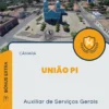 Apostila Auxiliar de Serviços Gerais Câmara de União PI 2024