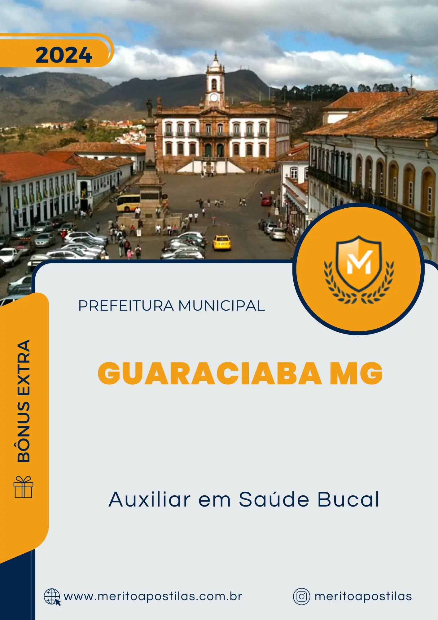 Apostila Auxiliar em Saúde Bucal Prefeitura de Guaraciaba MG 2024